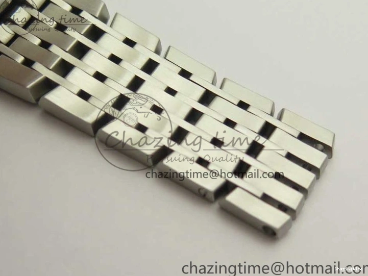 0403 De Ville Hour Vision 41mm SS VSF 1:1 Best Edition White Dial on SS Bracelet A8500 Super Clone Casual 7946